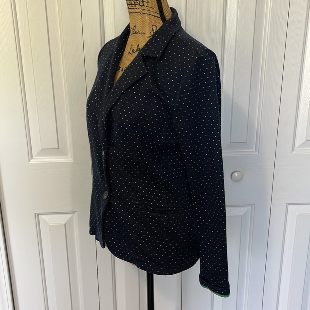 Yest Navy Blue Pattern Blazer - image 3